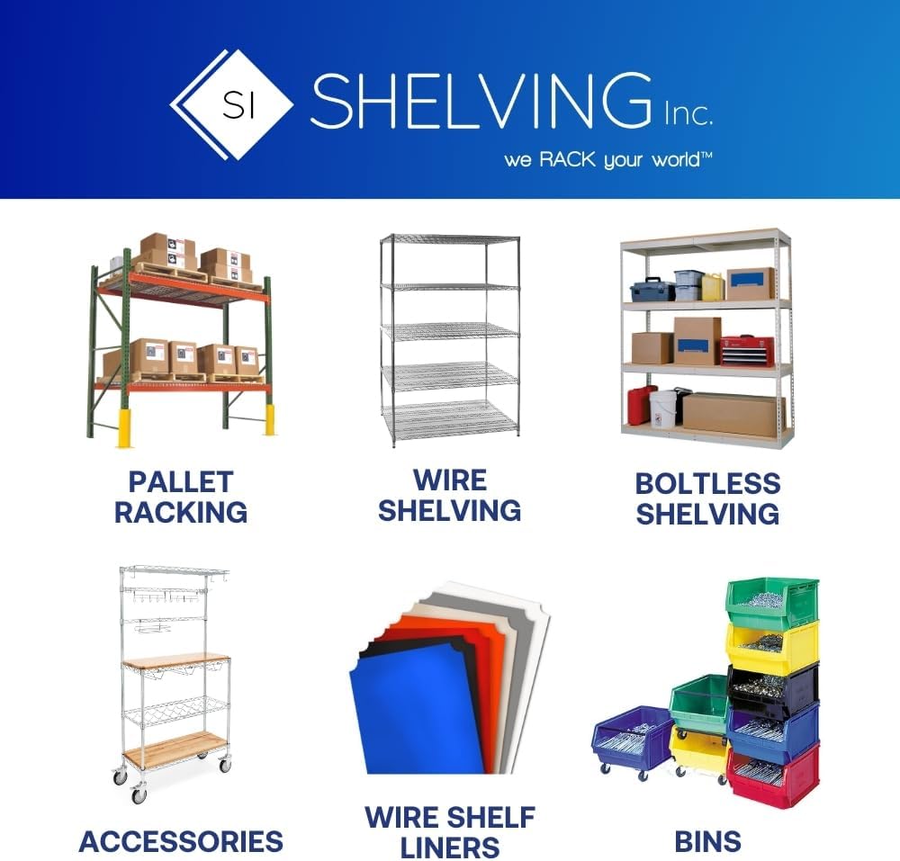Shelving Inc. 21" d x 36" w x 84" h Modular Closet Storage System, Weight Capacity 800 lbs... image
