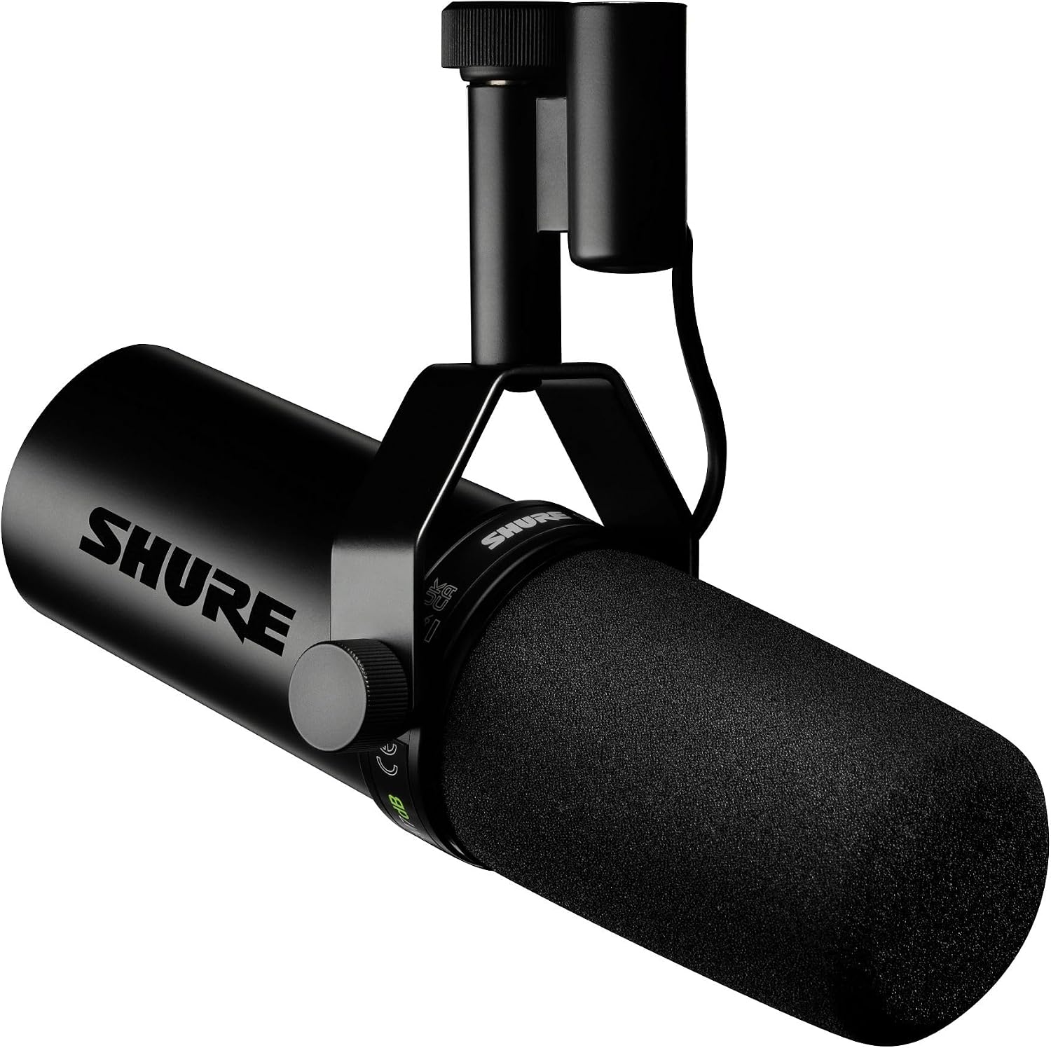Shure SM7dB Dynamic Studio Microphone with Built-in Preamp – XLR Mic for Podcasting...