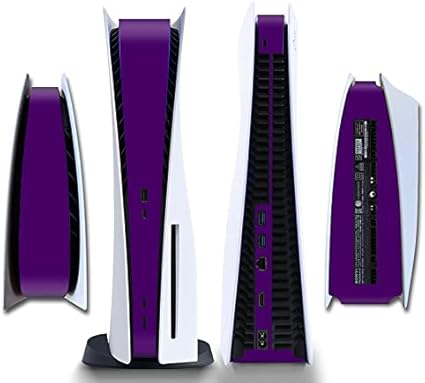 Side Protective Film Sticker PS5 Disk Edition Skin Sticker Decal Cover for PS5 Console (Purple)