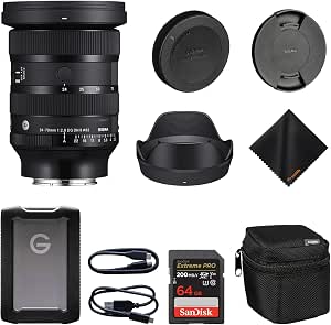 Sigma 24-70mm f2.8 DG DN II Art Lens Sony E| Full Frame Format, Six SLD Elements, Rounded...