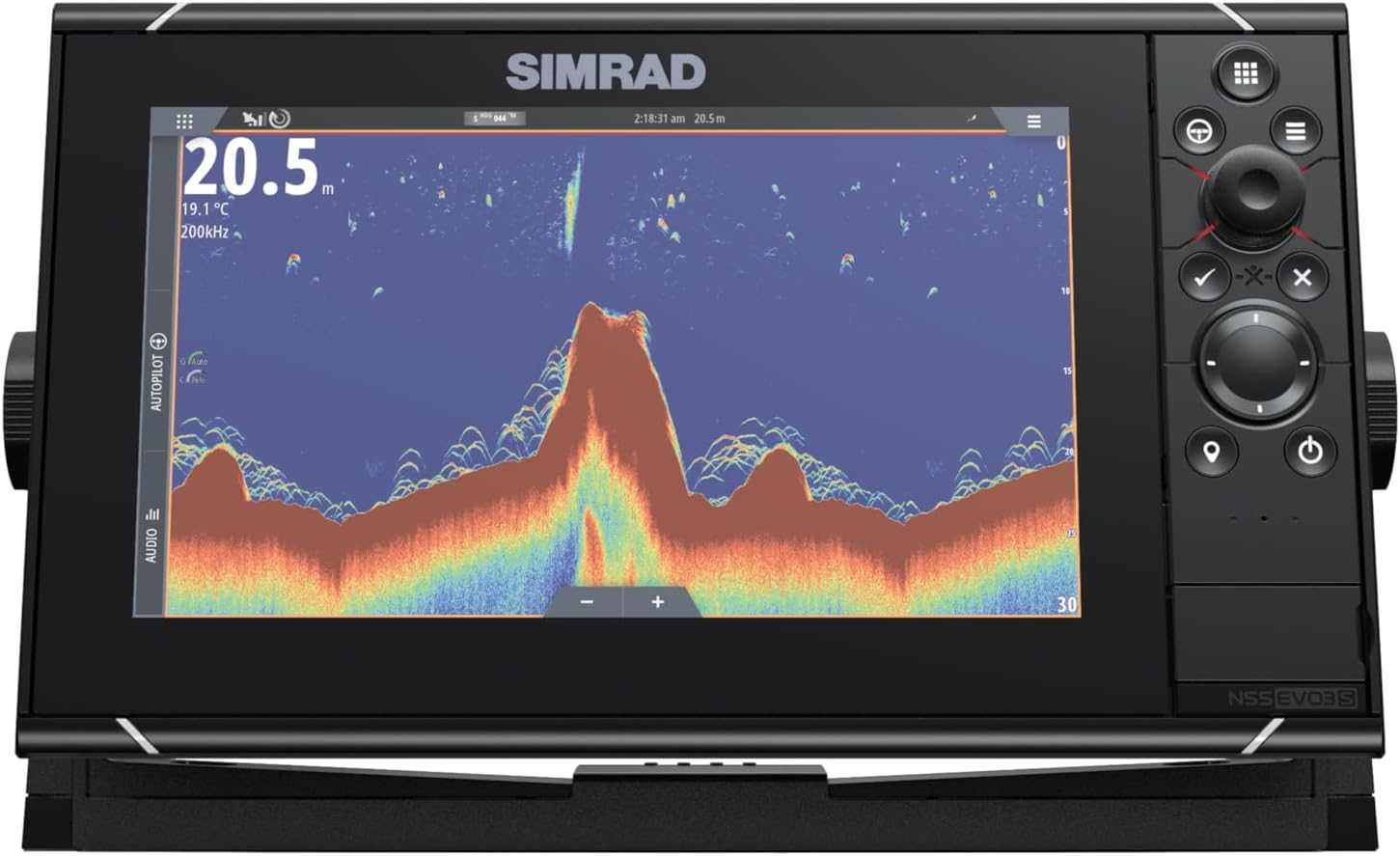 Simrad NSS Evo3S 9", 12" and 16" Multifunction Fish Finder Chartplotter with Preloaded C-MAP...