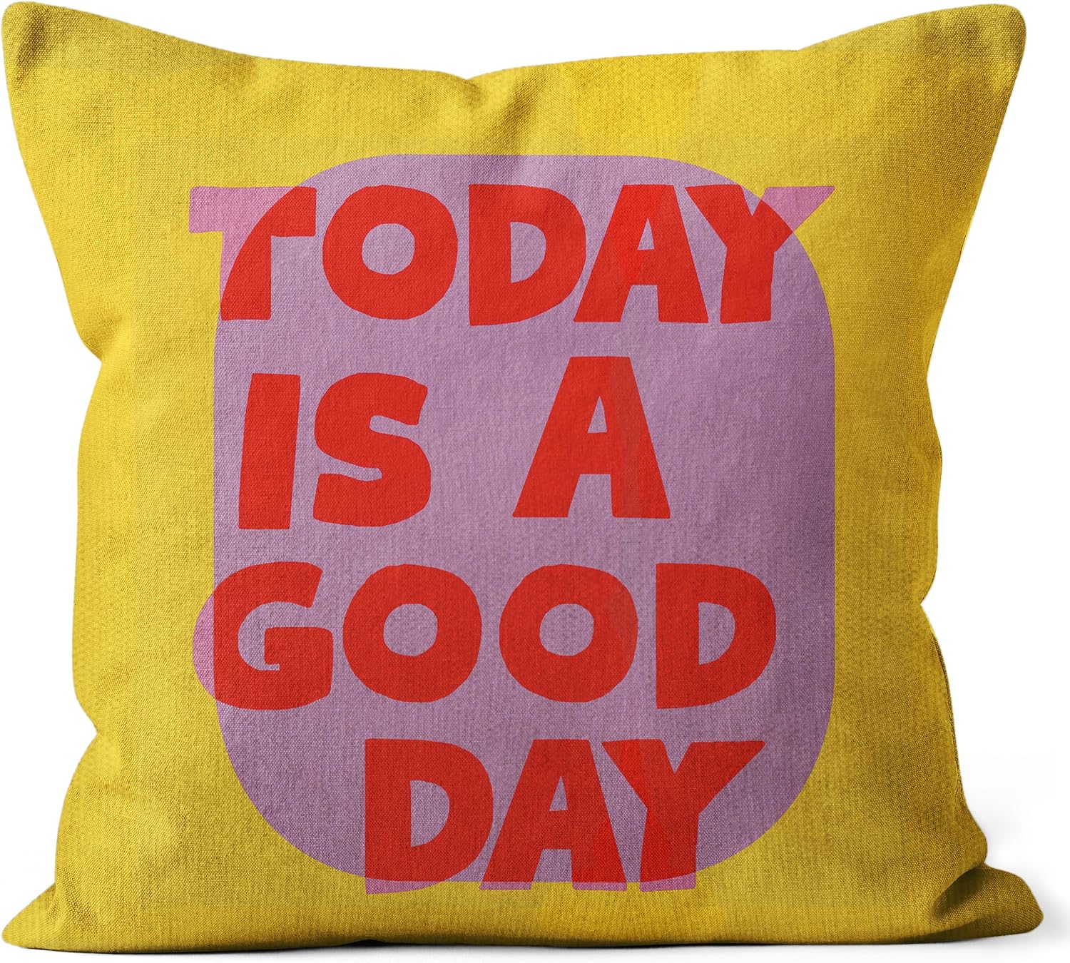 SiuSue Eclectic Decor - Trendy Funky Today is a Good Day Pillow Covers 18x18, Eclectic...