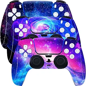 Skin for Ps5 Controller, 3pcs Whole Body Vinyl Decal Cover Sticker for PlayStation...