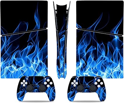 Skin Sticker for PS5 Slim Digital, Protective Vinyl Decal Game Accessories Cover for Console...