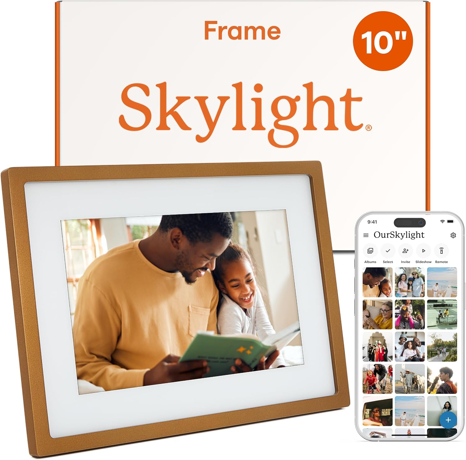 Skylight Digital Picture Frame - WiFi Enabled with Load from Phone Capability, Touch Screen...