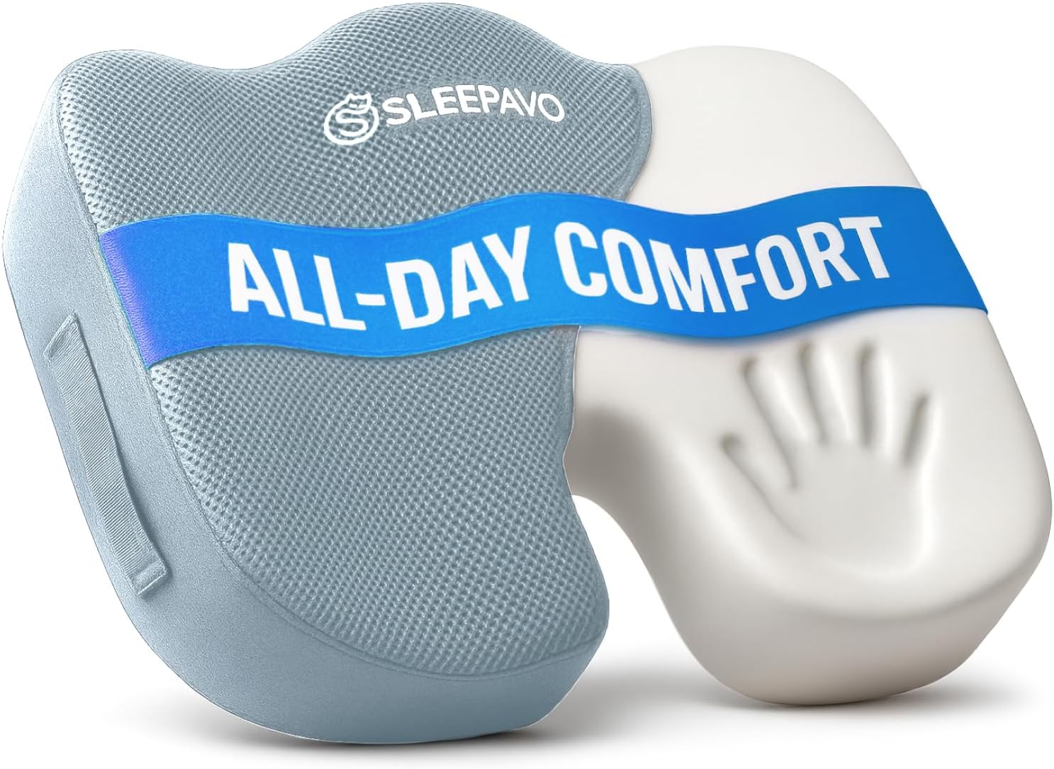 Sleepavo Office Chair Cushion - Seat Cushion for Tailbone Pain Relief - Butt Pillow for...