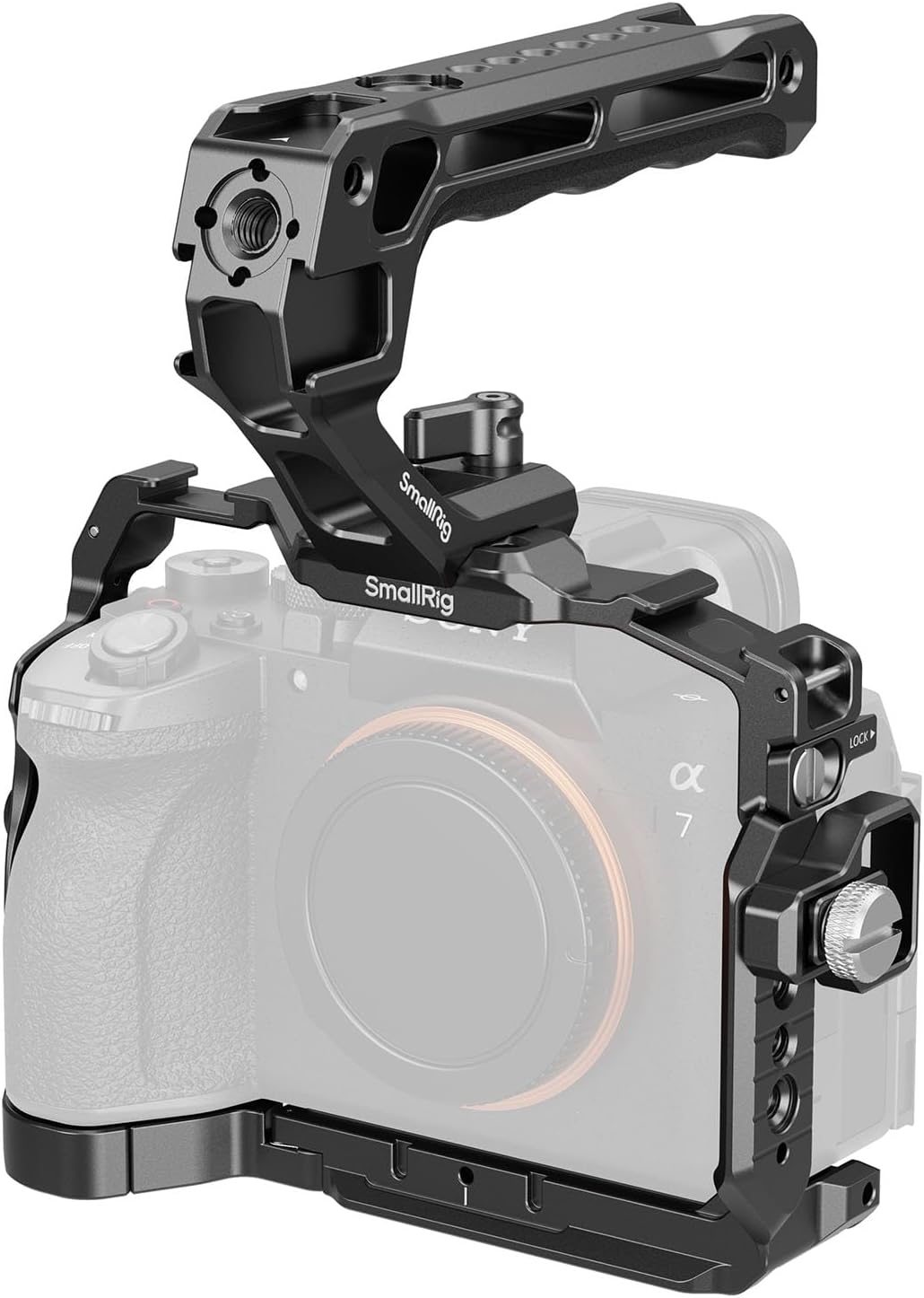 SmallRig A7 V / A7R V / A7 IV Cage Basic Kit for Sony Alpha 7 V/Alpha 7R V/Alpha 7 IV, with...
