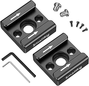 SmallRig Cold Shoe Mount (2pcs Pack) with 1/4"-20 Thread for Camera Cage Flash LED Monitor...