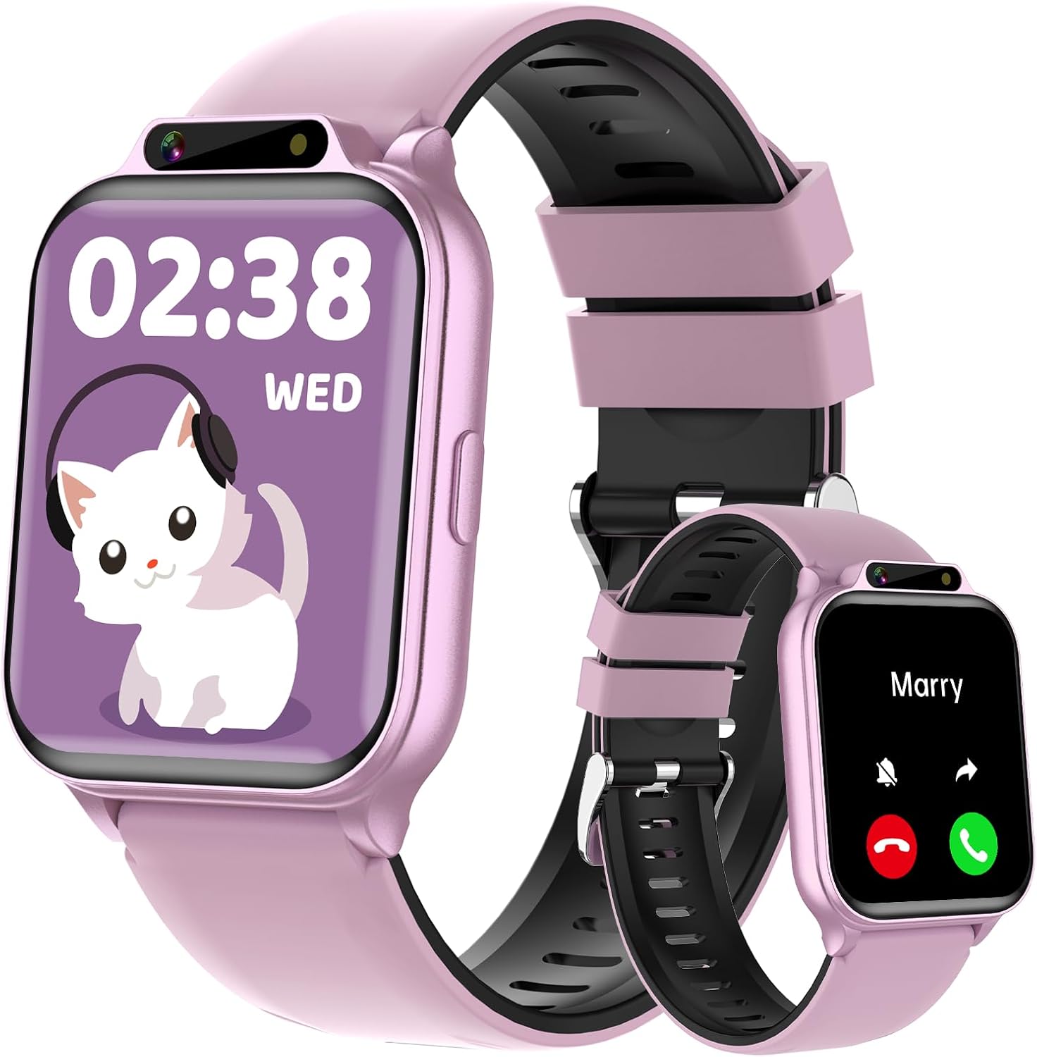 Smart Watch for Kids, 1.85" Fitness Tracker with Heart Rate, Sleep Monitor, IP68 Waterproof...