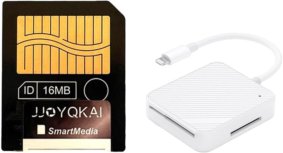 SmartMedia Card 16MB SM Memory Card Smart Media Card W/Lighting to Memory Card Reader