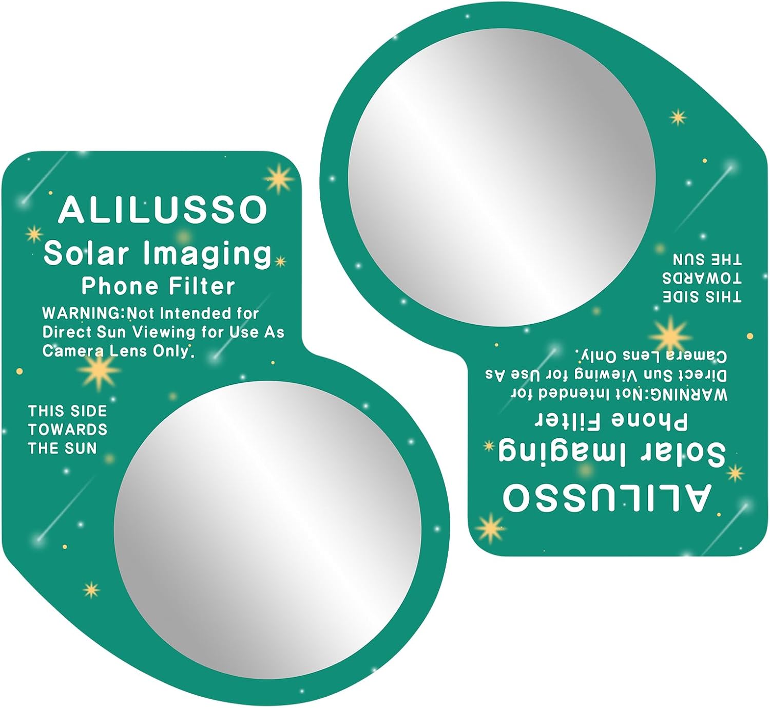Smartphone Camera Lens Filter for iPhone 16/15/14/13 Pro Max Samsung Moto Google and TCL, 2 Pack