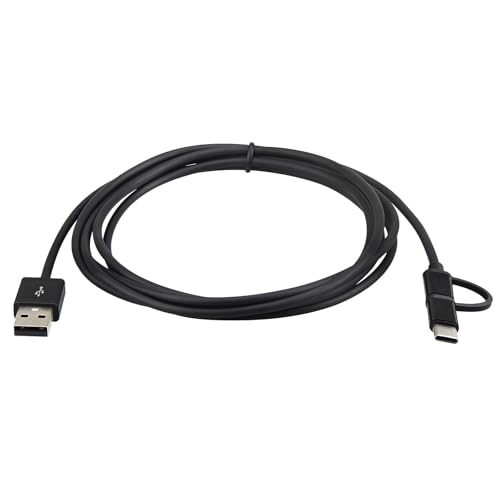 Smays Charger Cable for Freestyle Libre 2 Reader, Free Style Libre 3/7/14-6ft, Black