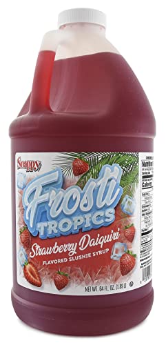Snappy Frosti Tropics Strawberry Daiquiri Slushie Mix, 1/2 Gallon, Slushy Syrup for...