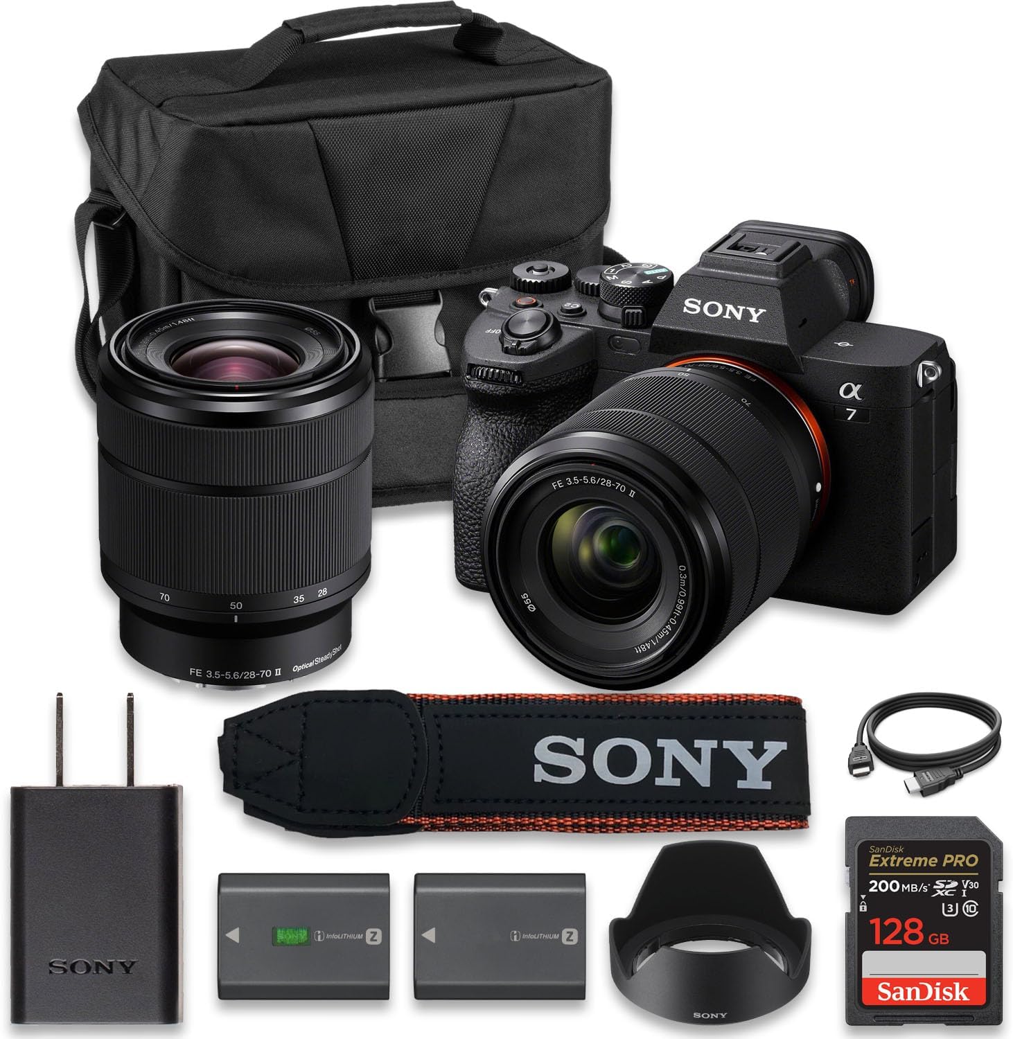 Sony Alpha 7 IV Full-Frame Mirrorless Interchangeable Lens Camera with 2026 28-70mm Zoom...