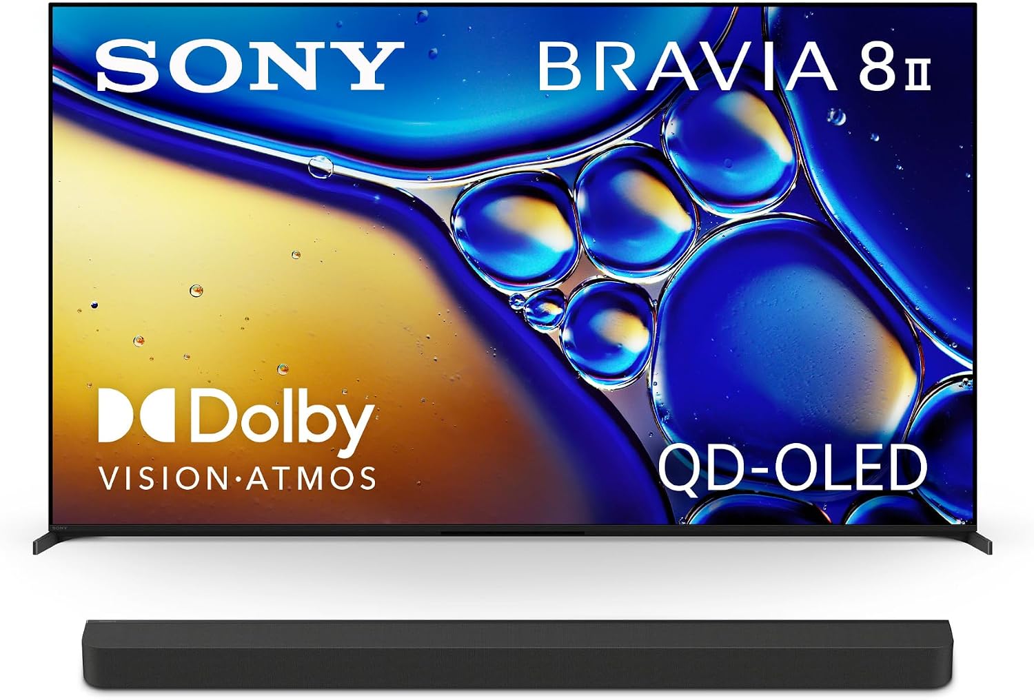Sony BRAVIA 8 II 55-Inch 4K QD OLED Smart TV (K-55XR80M2) & BRAVIA Theater Bar 8 11-Speaker...