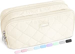Sooez Cute Pencil Case, Aesthetic Pen Pencil Pouch, Extra Large Pencil Bag with Zipper...