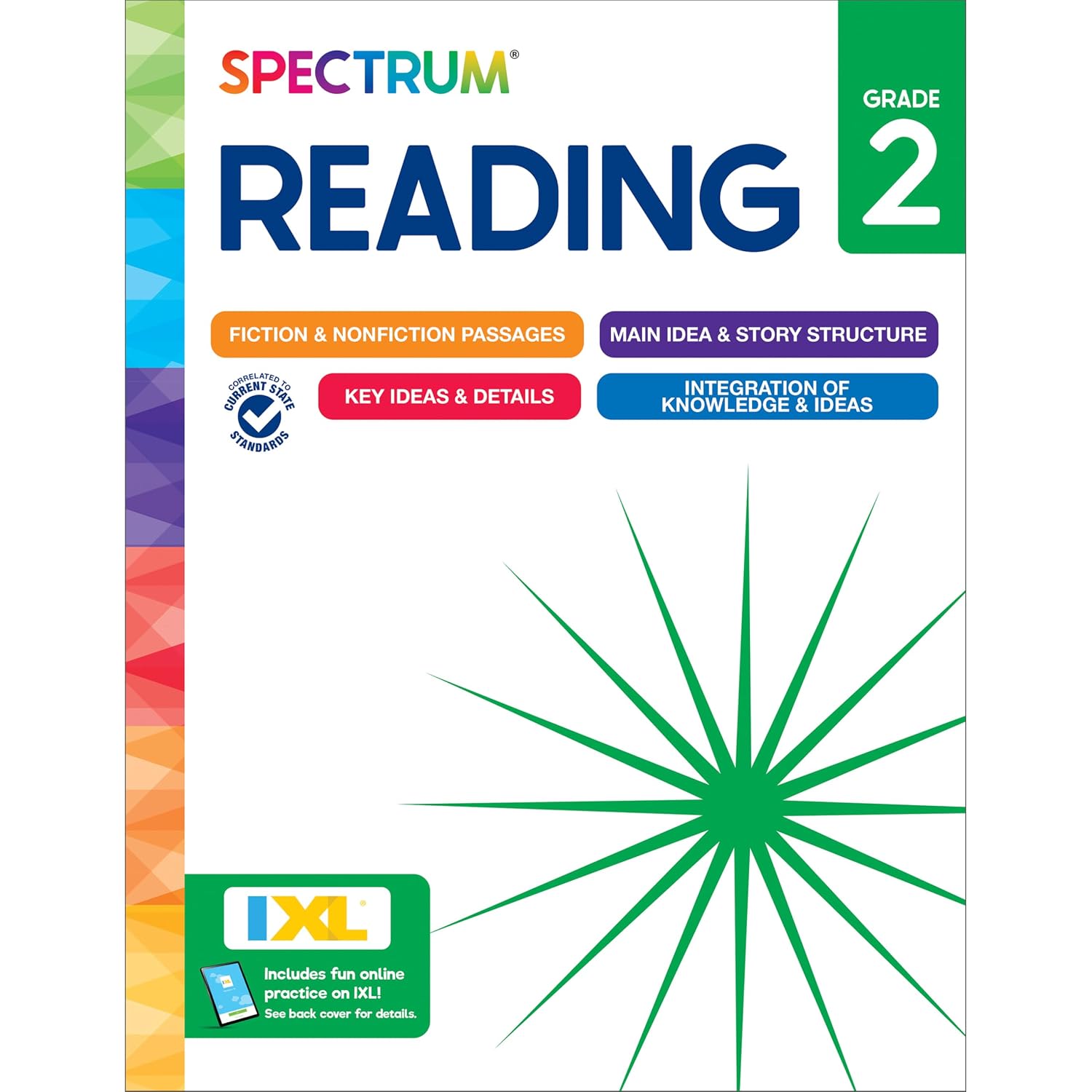 Spectrum Reading 2nd Grade Workbook, Activity Book Covering Nonfiction and Fiction Passages...