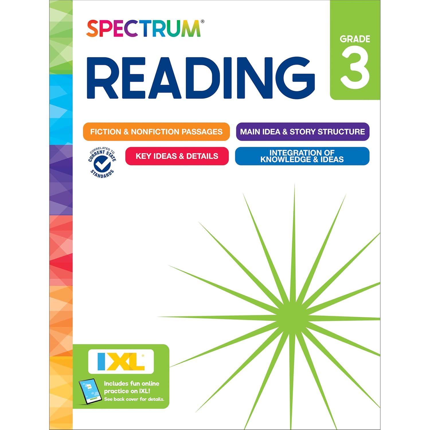 Spectrum Reading 3rd Grade Workbooks, Activity Book Covering Nonfiction and Fiction...