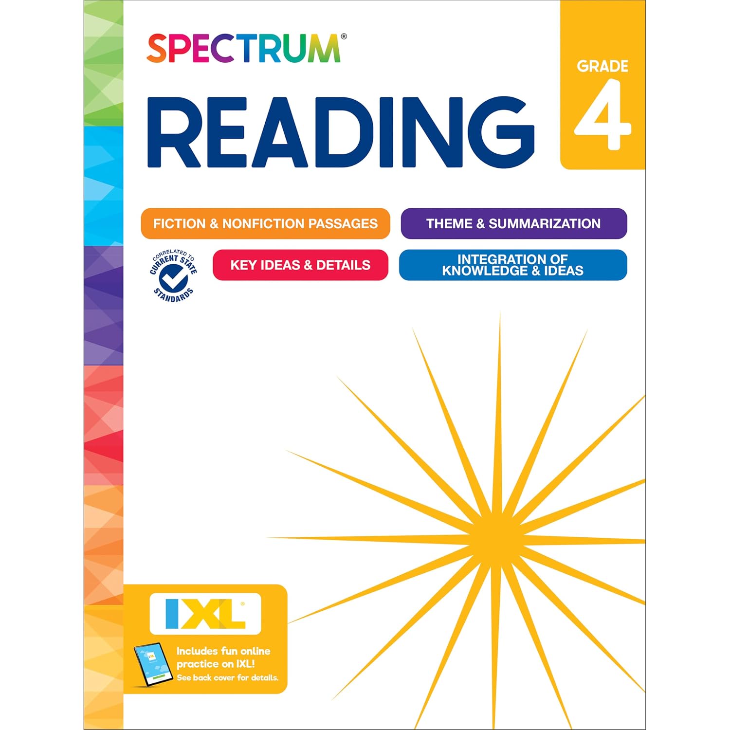 Spectrum Reading 4th Grade Workbook, Activity Book Covering Nonfiction and Fiction Passages...