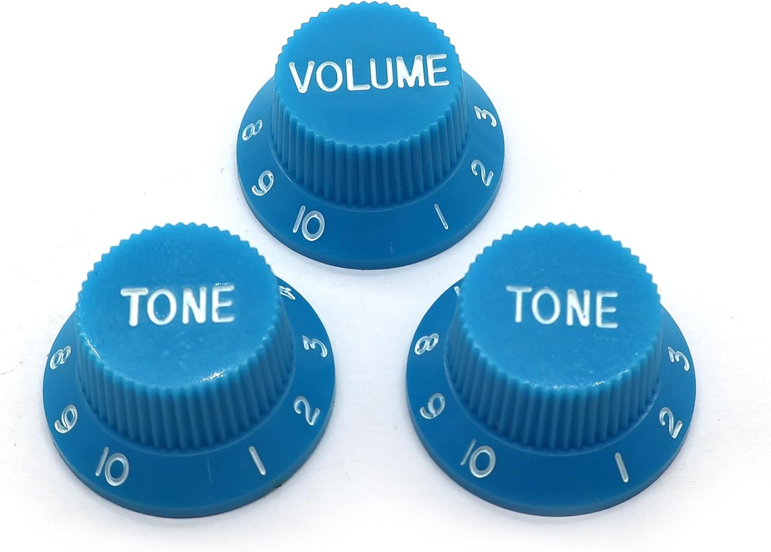 Speed Control Knobs 1 Volume 2 Tone Guitar Knob Set Fit ST Style Electric Guitar Parts...