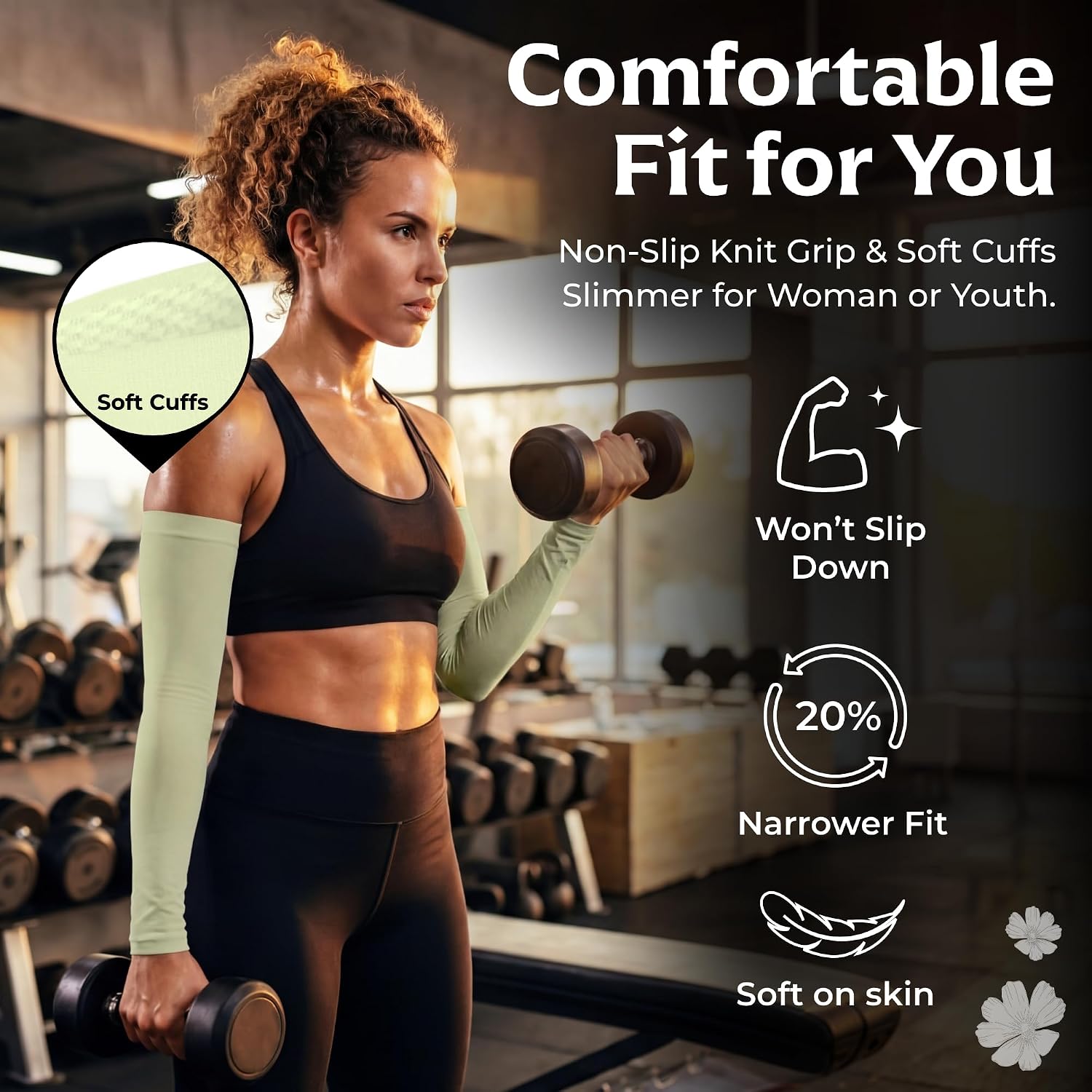 SportsTrail Cooling Arm Sleeves for Men & Women – Breathable, UV Sun Protection, Sports... image