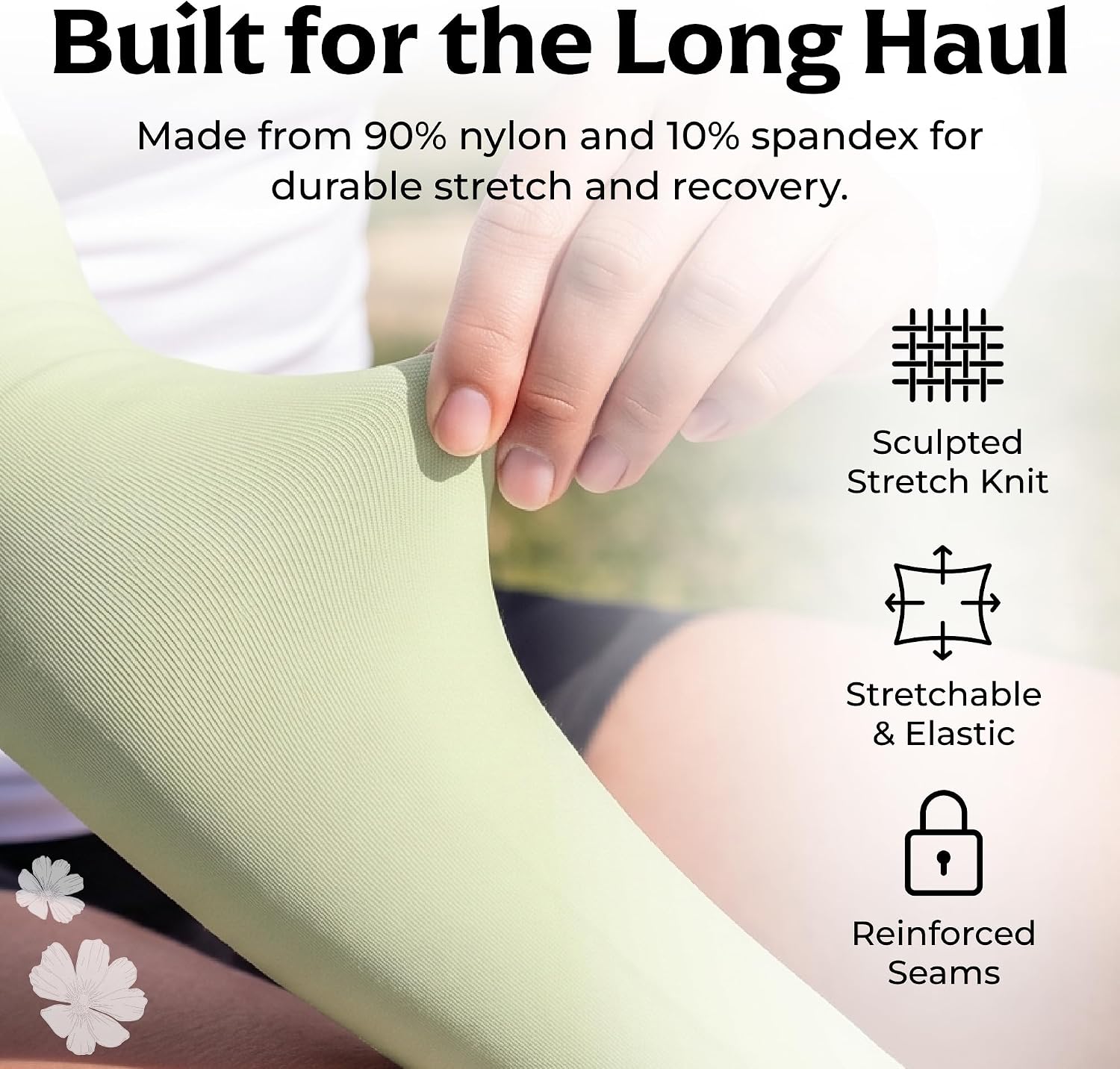 SportsTrail Cooling Arm Sleeves for Men & Women – Breathable, UV Sun Protection, Sports... image