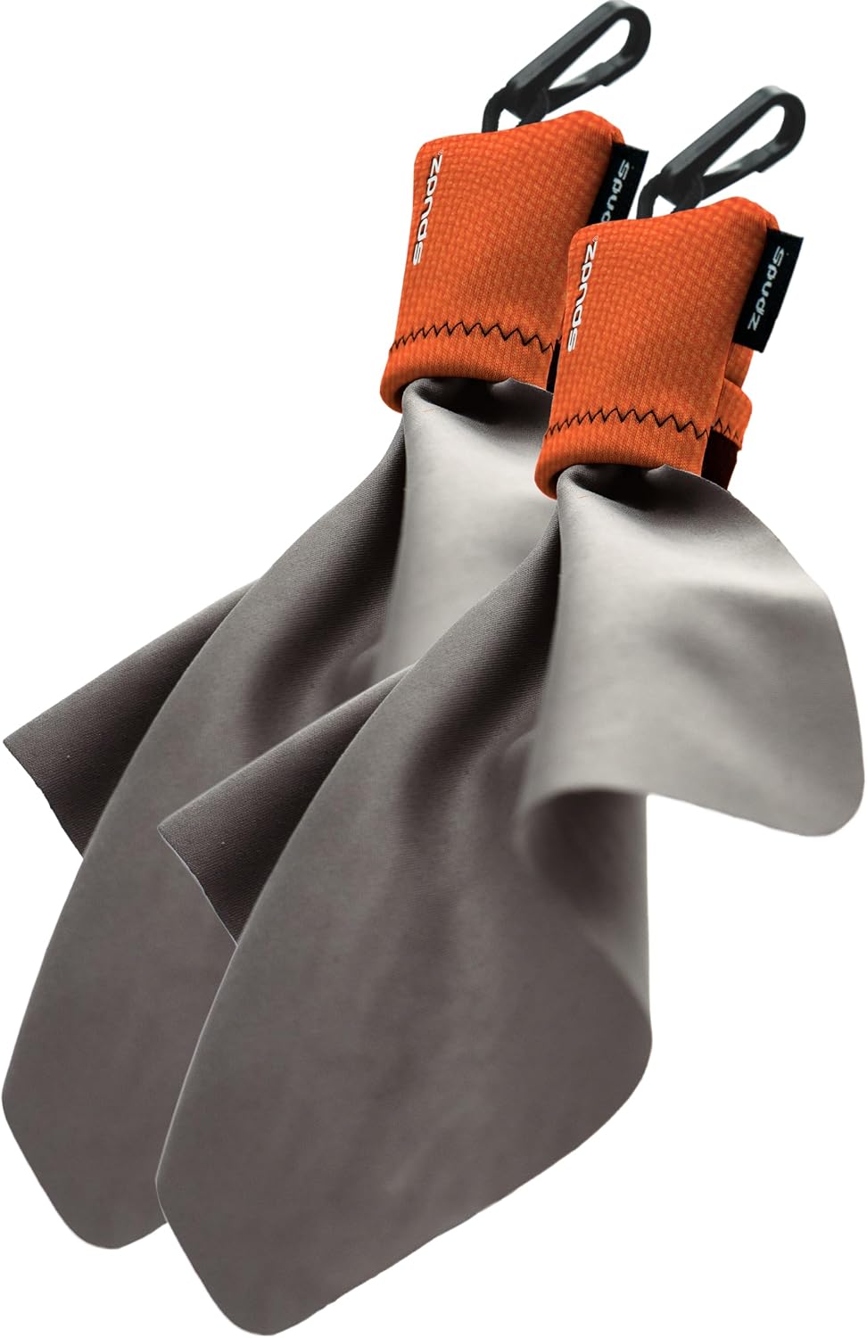 SPUDZ Ultra Microfiber Lens Cleaner with Closeable Bottom – Clip-On Pouch, Washable –...
