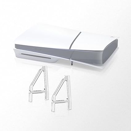 Stand for PS5 Slim, for ps5 pro Cooling Feet, Horizontal Placement Bracket Holder for PS5...