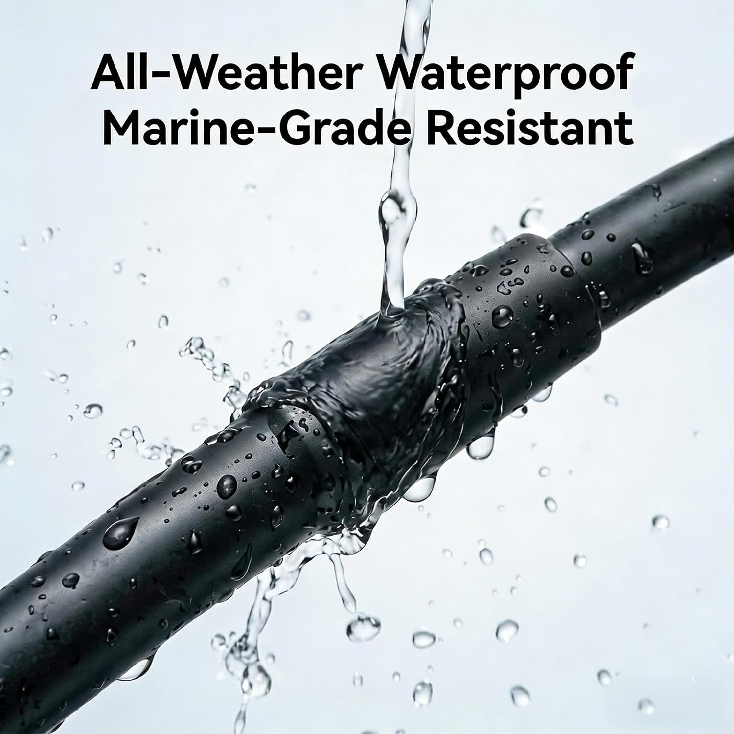 STUDIOFINIX 1.3M Marine Radio Antenna, Waterproof Dipole Hideaway FM Antenna No Drilling... image