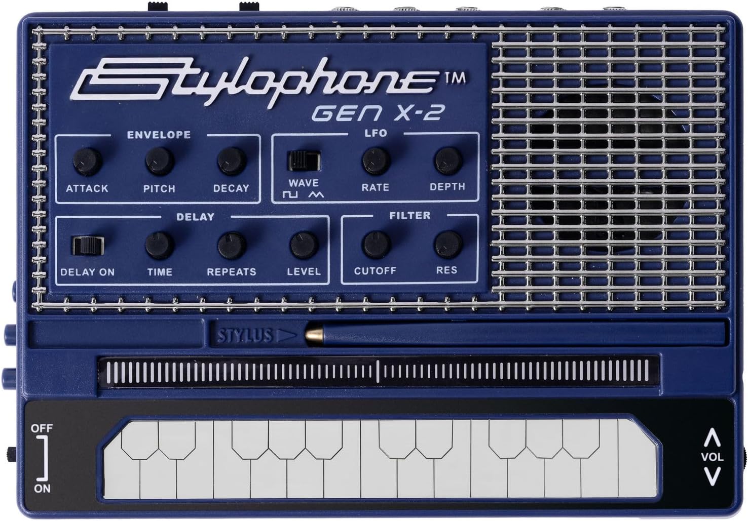 Stylophone GENX-2 Portable Analogue Synthesizer with Built-in Speaker, LFO, Filter, Analogue...