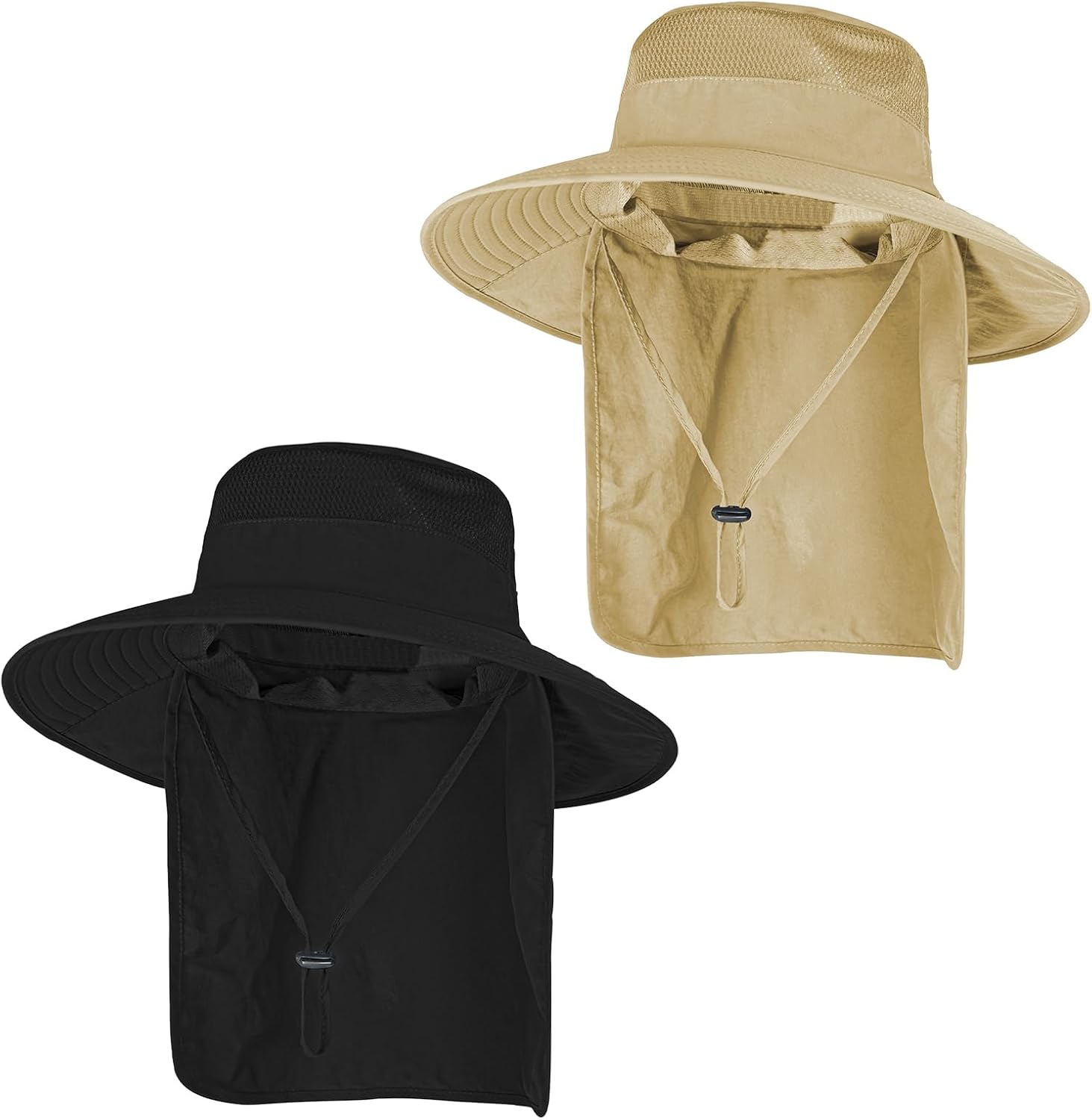 Sun Hats for Men Women Fishing Hat UPF 50+ Breathable Wide Brim Bucket Hats Summer UV...