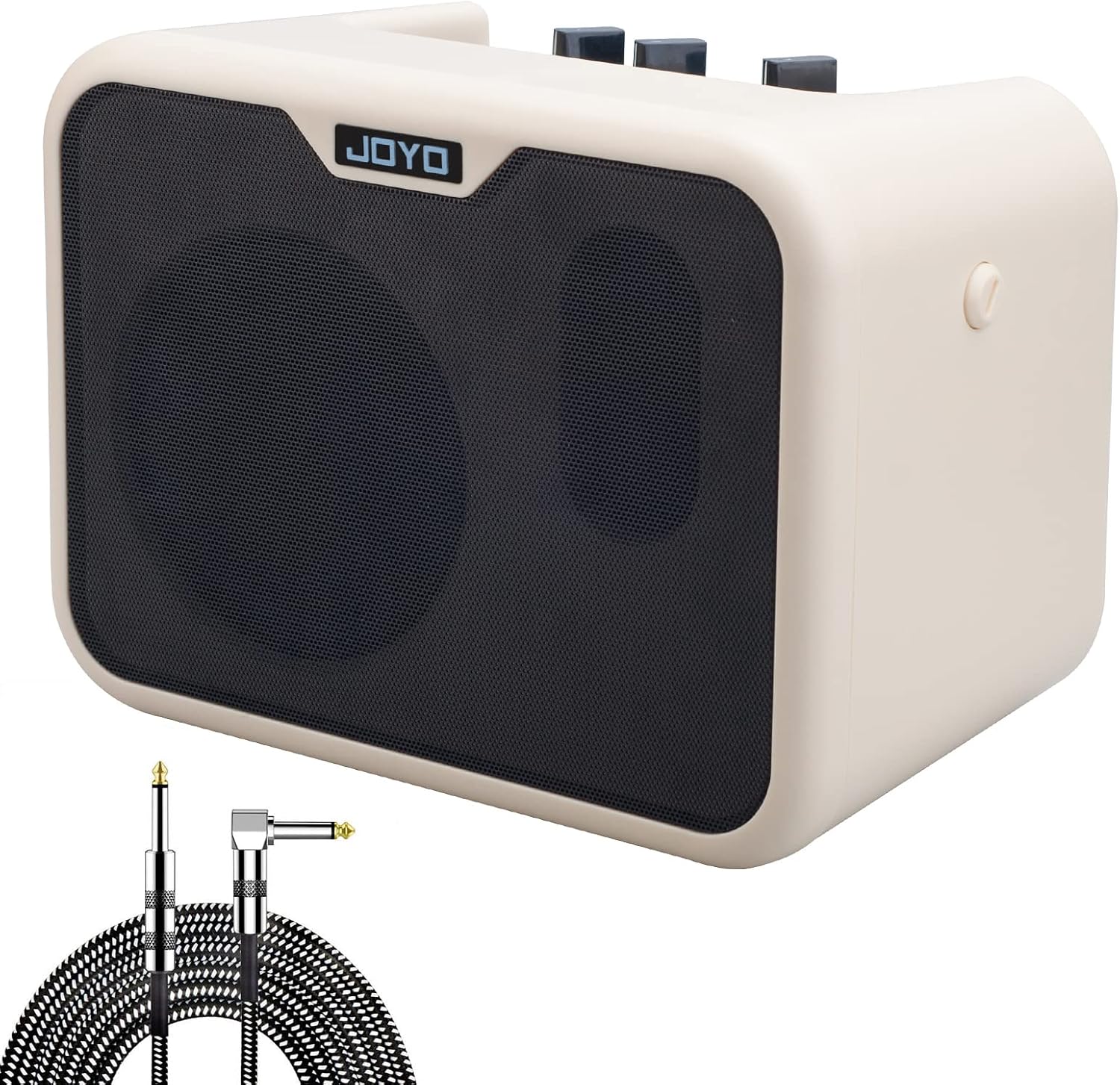 SUNYIN Bass AMP Combo Portable 10W Bass Amplifier with 10ft Guitar Cable MA-10B Dual Channel...
