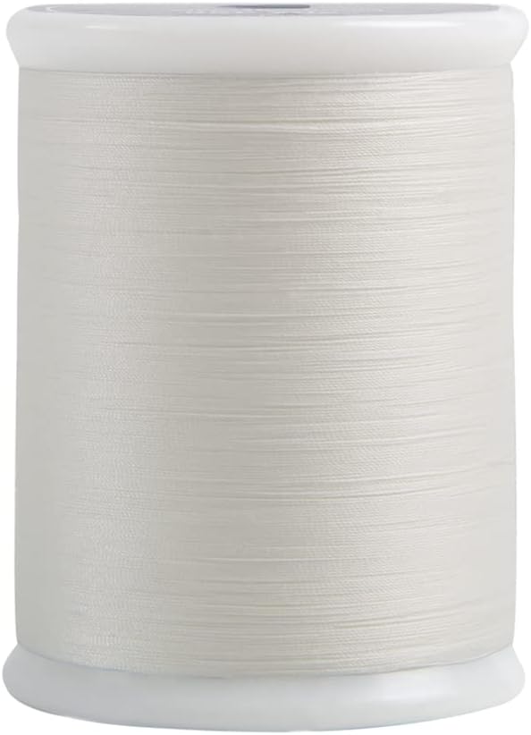 Superior Threads So Fine 3-Ply 50 Weight Polyester Sewing Thread Spool - 550 Yards (#401 Snow)