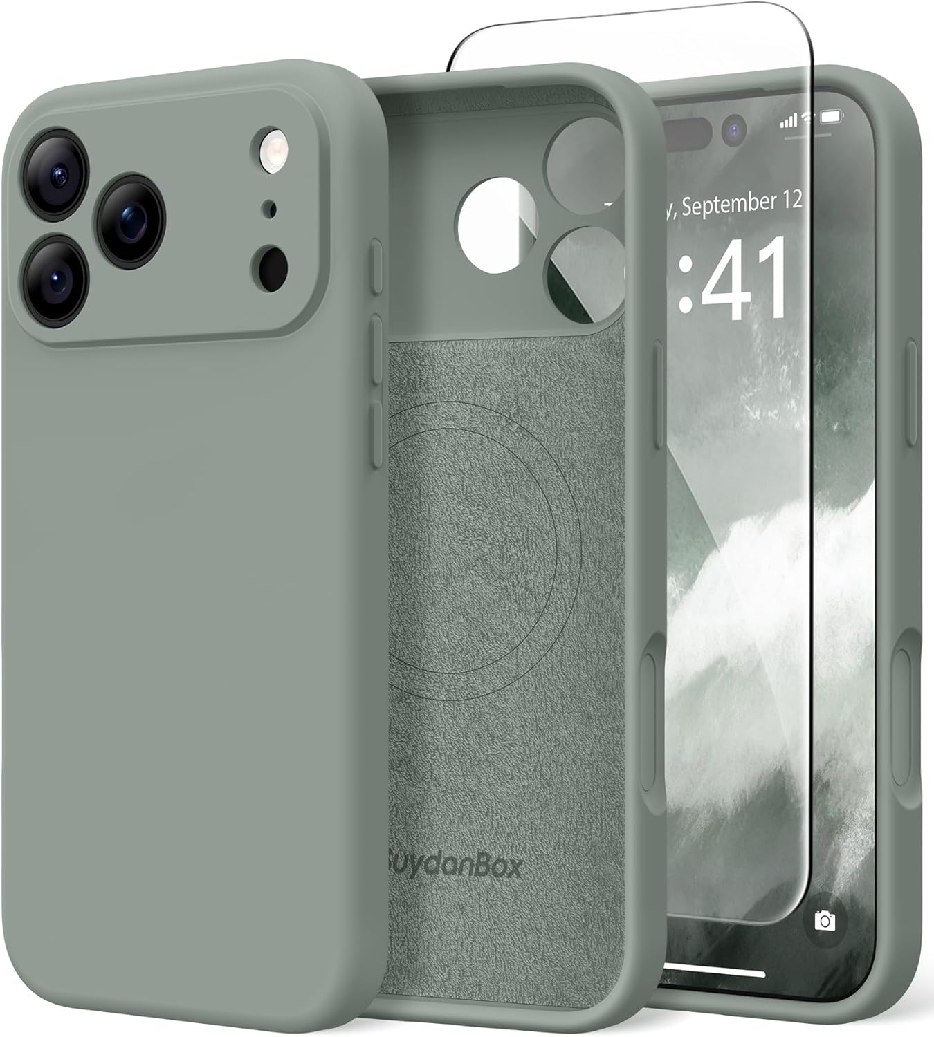 SuydanBox Magnetic for iPhone 17 Pro Case, Compatible with MagSafe, [Full Camera...