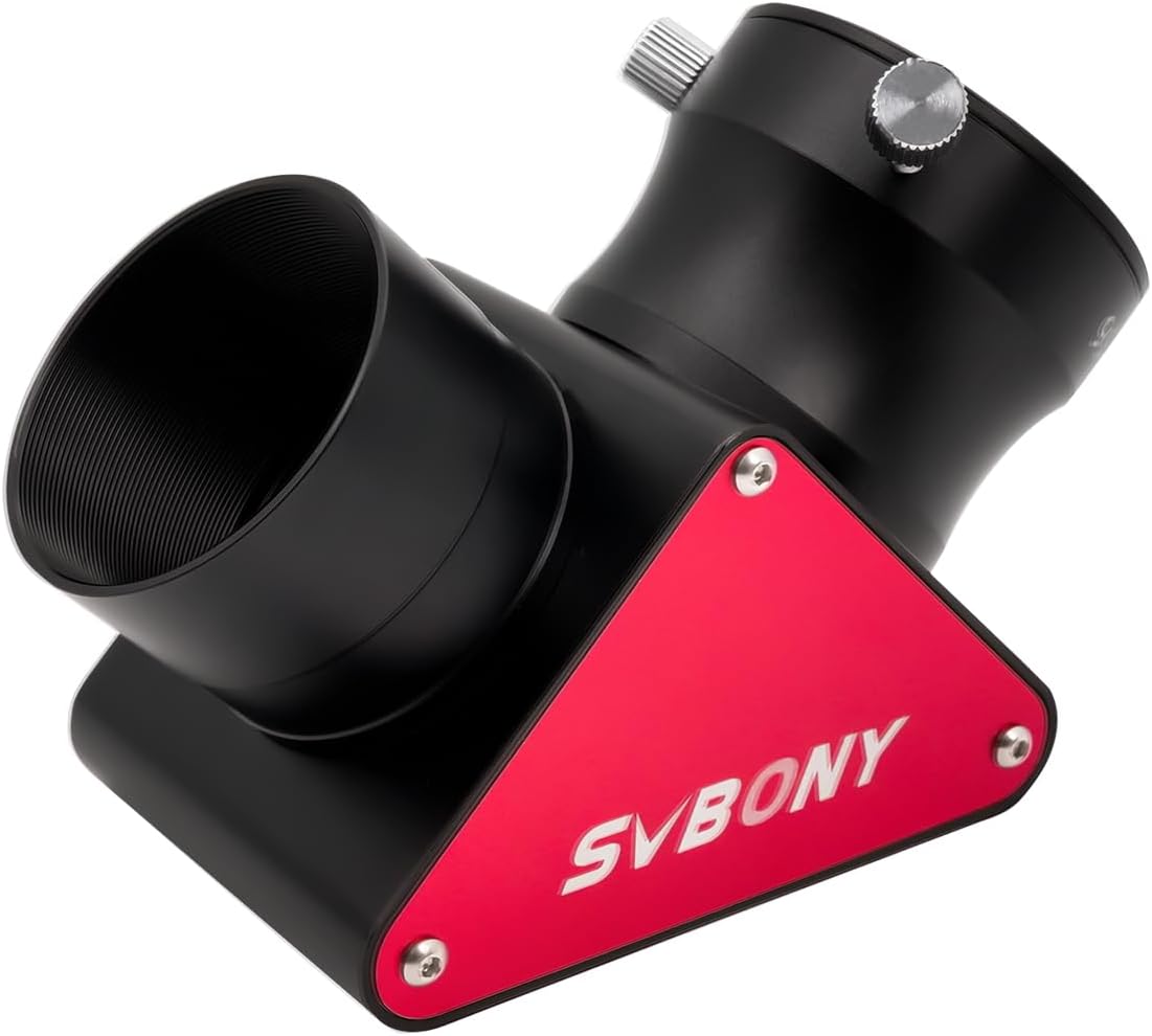 SVBONY SV188P Dielectric Mirror Star Diagonal, 90 Degree Mirror Diagonal, 99% Reflectivity...