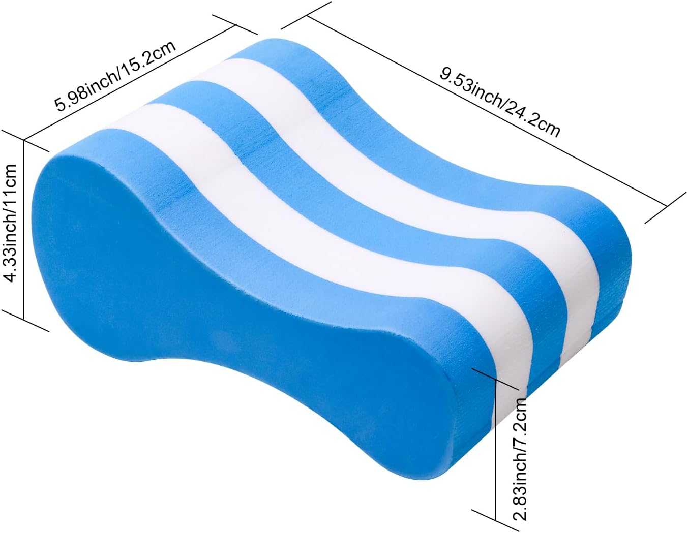 Swimming Pull Float, EVA 5-Layer Pull Buoy Leg Float, Soft Swimming Float Kickboard, Legs...