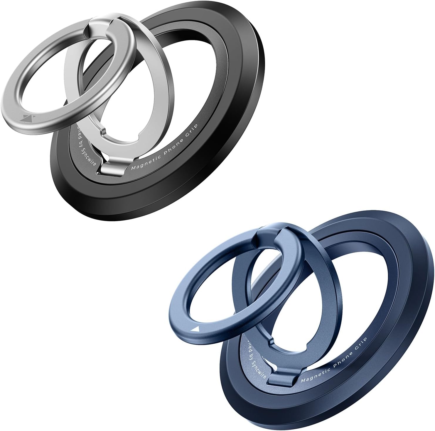 SYNCWIRE Phone Ring Holder Grip for MagSafe, 360° Rotation Magnetic Cell Phone Grip Stand...