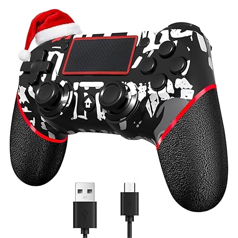 SZDILONG Upgraded Wireless Controller for Ps4 Gamepad Compatible with Ps4/Pro/Slim/Windows...