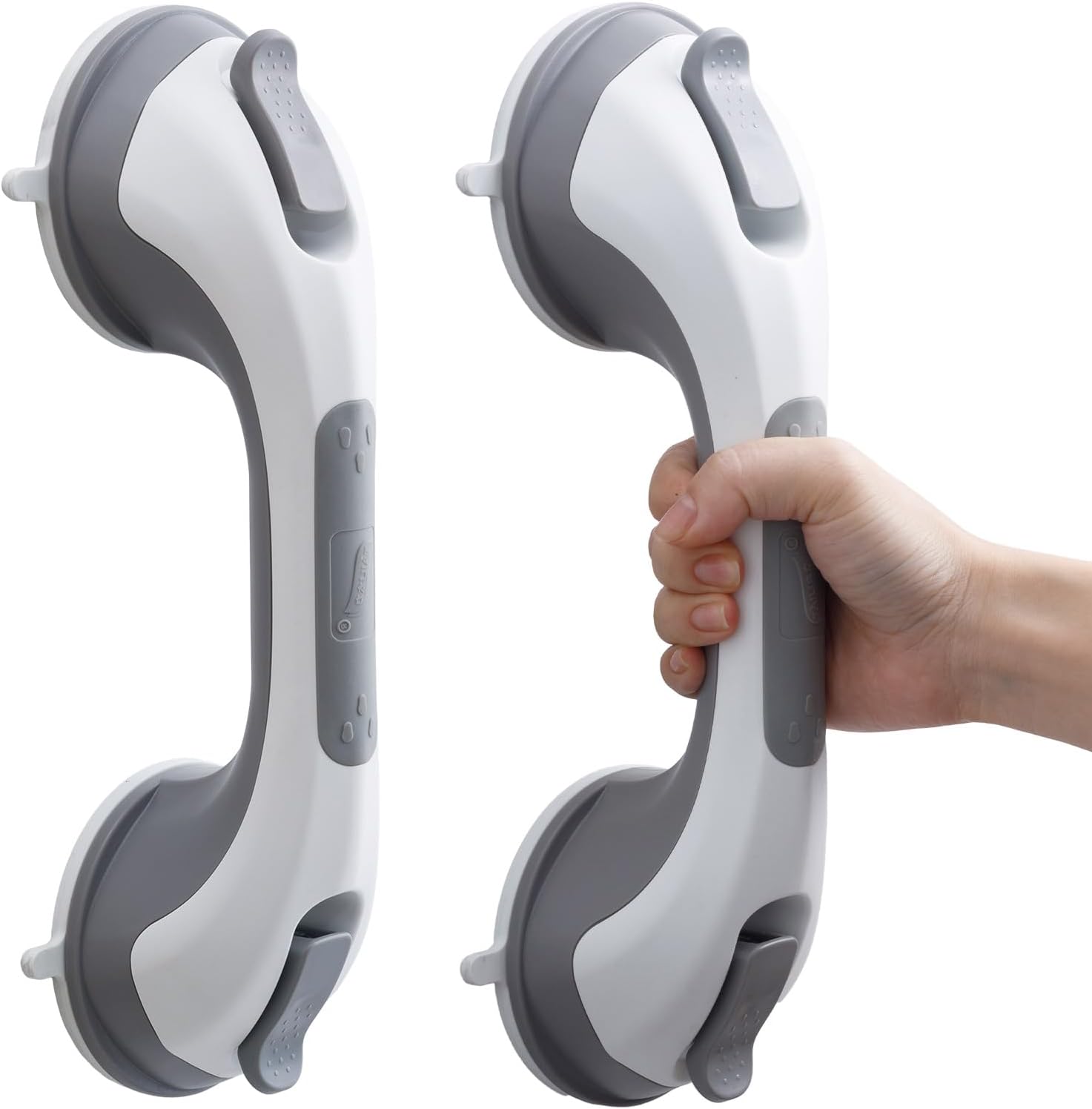TAILI Shower Grab Bar, 2 Pack 12 Inch Suction Grab Bars for Bathtubs and Showers for...