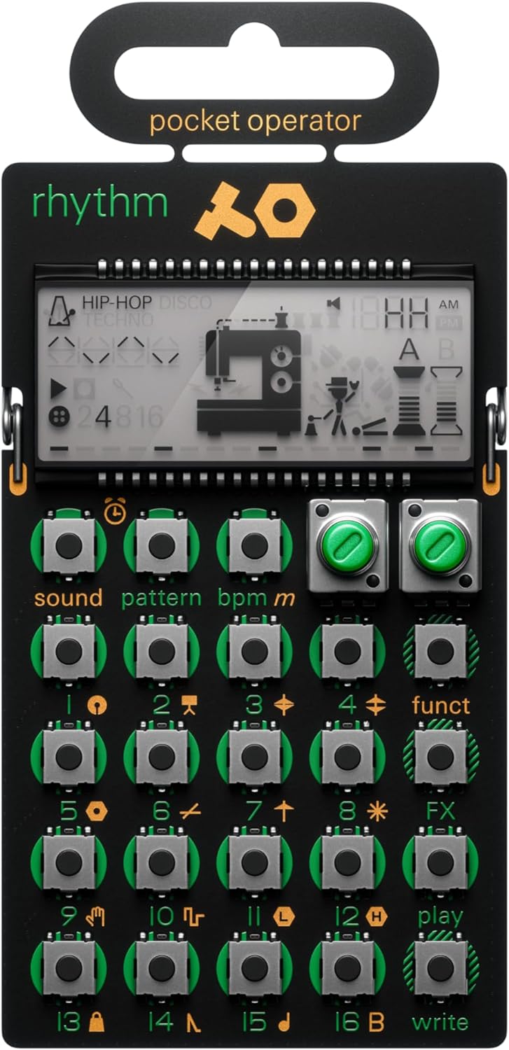 teenage engineering pocket operator PO-12 rhythm, drum machine and sequencer with parameter...