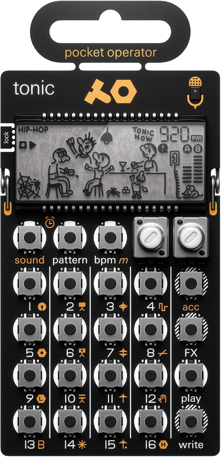 teenage engineering pocket operator PO-32 tonic, drum and percussion synthesizer and...