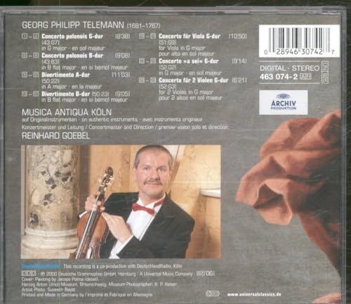 Telemann: String Concertos image