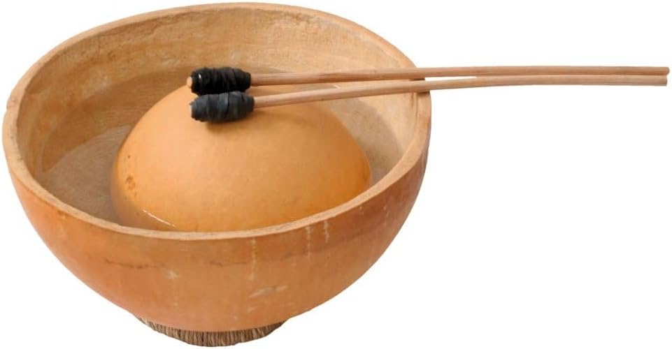 Terre Ghanaian Water Drums 12 inch 13 inch and 15 inch (12 inch) | Handmade drum with...