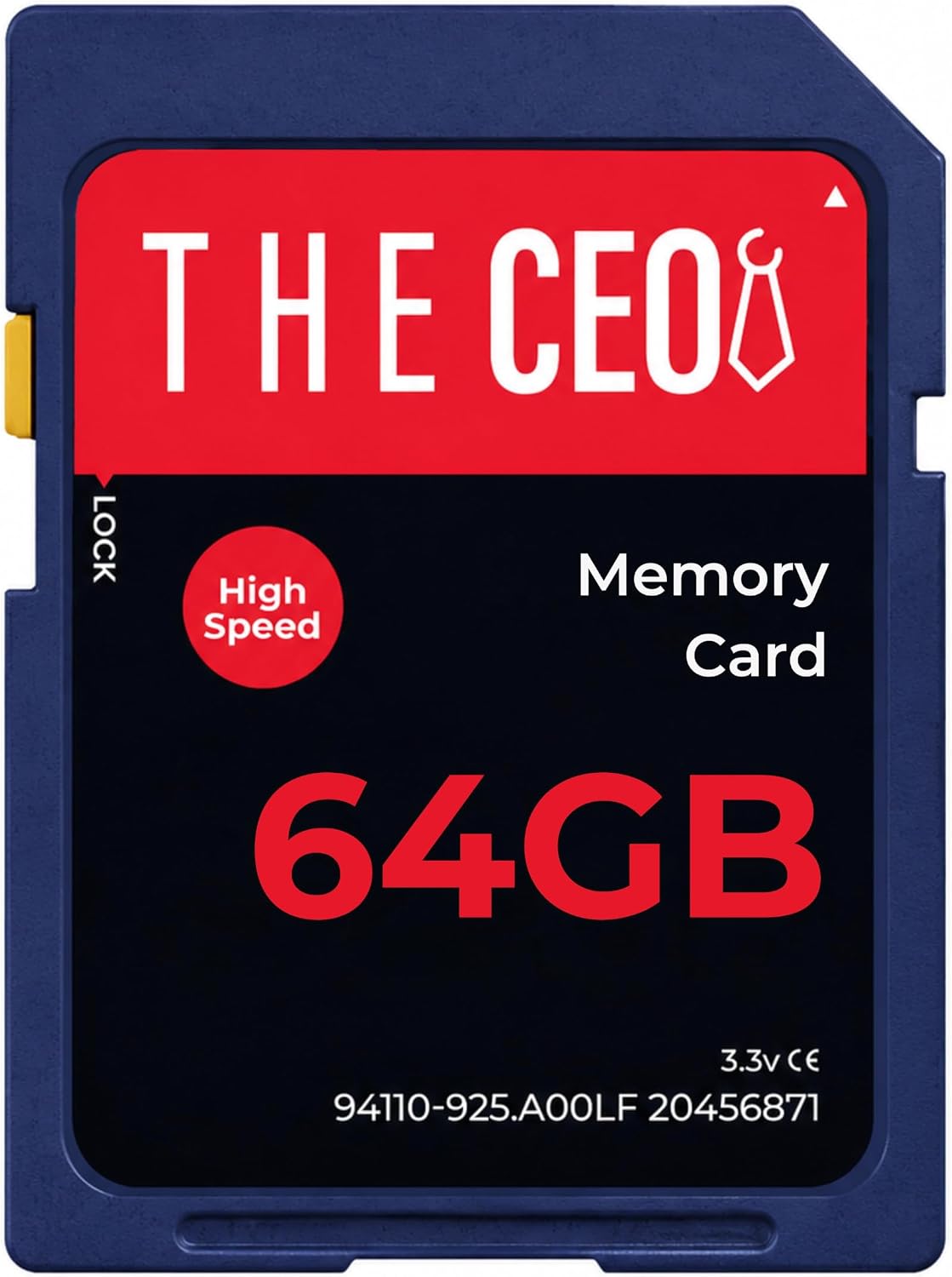 THE CEO SD Card for Camera 64GB Class 10 Memory Card UHS-I Compatible