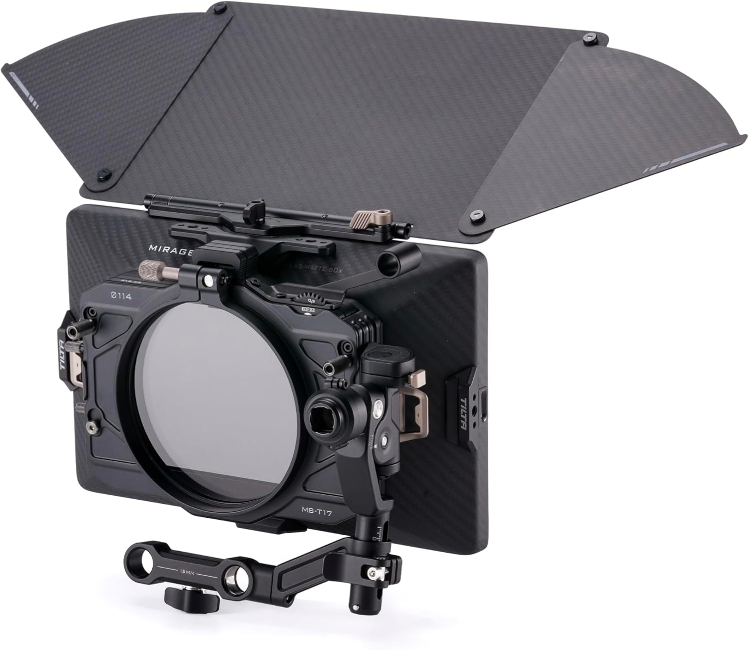 Tilta Mirage Pro Matte Box VND Kit | Swing Away | 114mm VND Filter 1-7 Stops | Hard Matte...