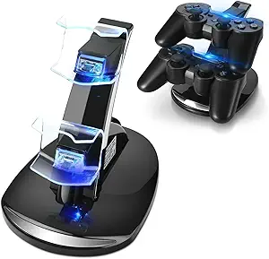 TNP Compatible with PS3 Controller Charger Stand for Sony Playstation 3 Controller...