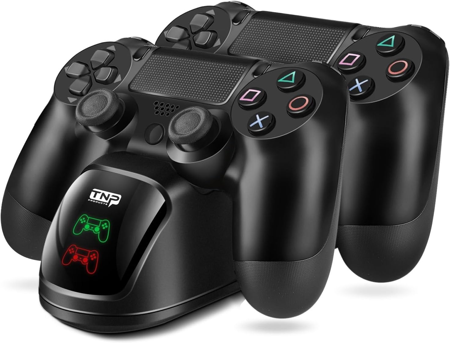 TNP PS4 Controller Charging Station Dock Stand PS-4 Dualshock Control Gamepad USB Port Dual...