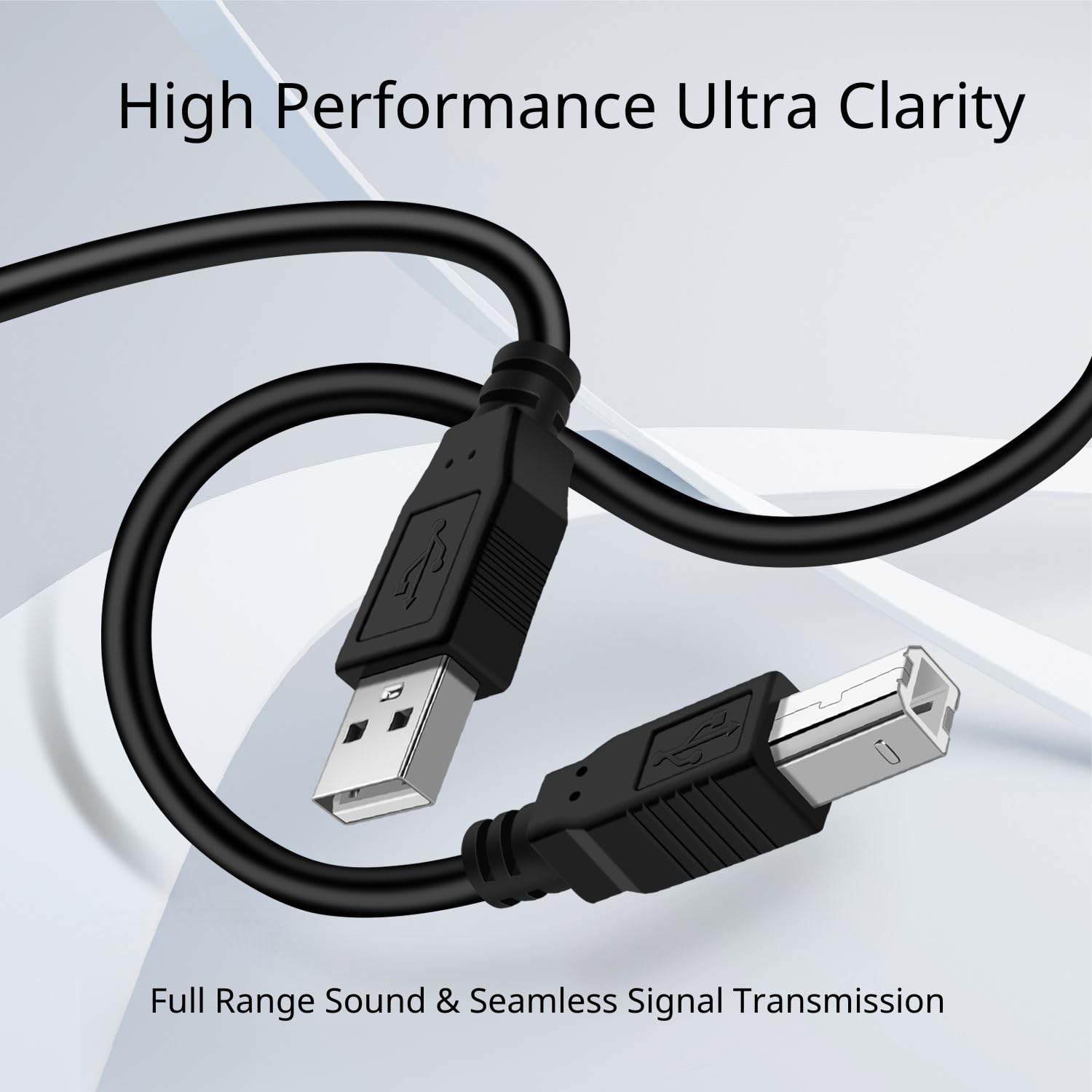 TNP USB A to USB B Audio MIDI Cable Male to Male - MIDI to USB Cable 2.0 Type for Computer... image