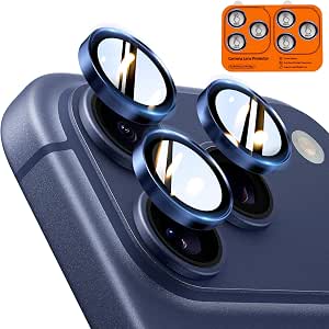 TOCOL for 2 Pack iPhone 17 Pro Max Camera Lens Protector/iPhone 17 Pro Camera Lens Protector...