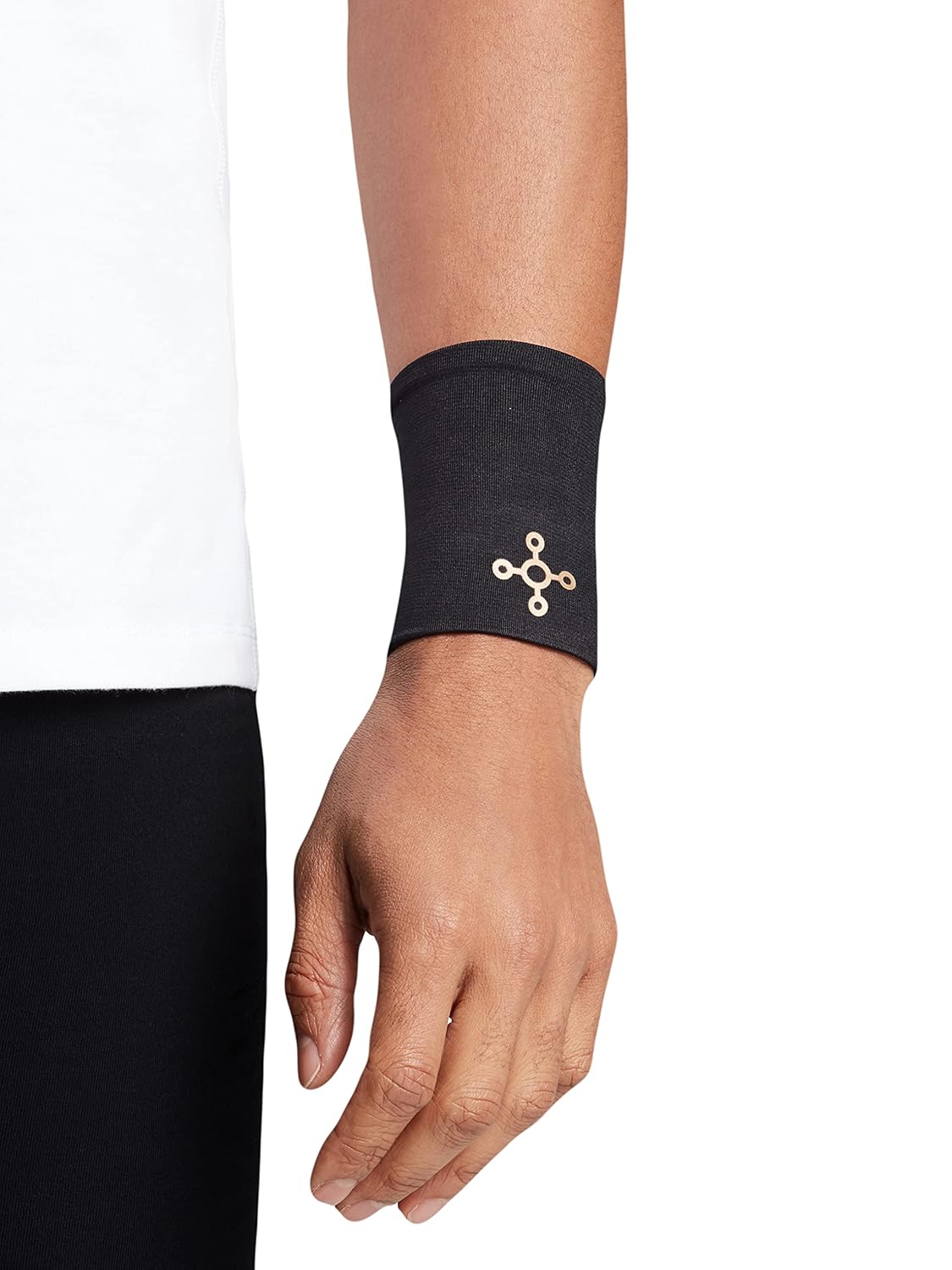 Tommie Copper Core Compression Wrist Sleeve, Unisex, Men & Women, Sweat Wicking Breathable...